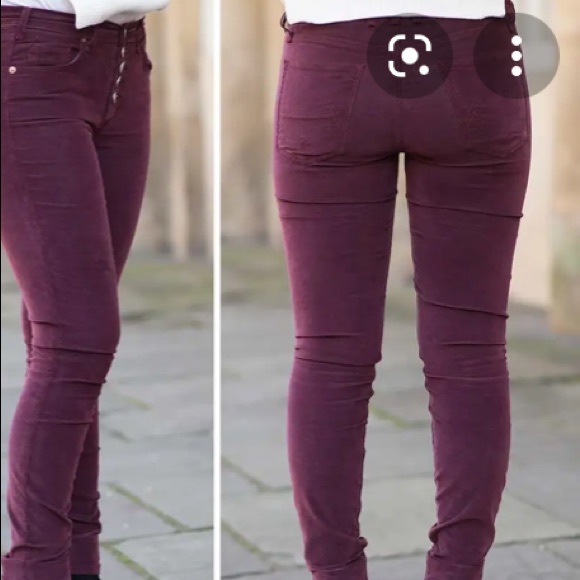 MCGUIRE button fly velvet jeans size 28 - Picture 2 of 7